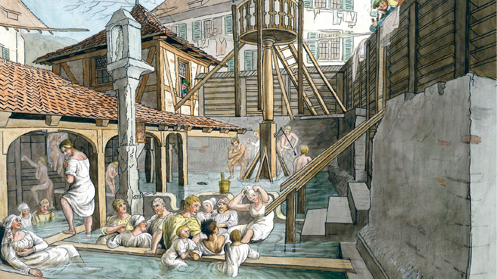 <strong>HISTORICAL IMAGE OF THE CITY OF BADEN</strong>